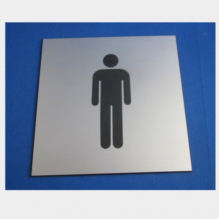 Internationales Symbol WC Herren